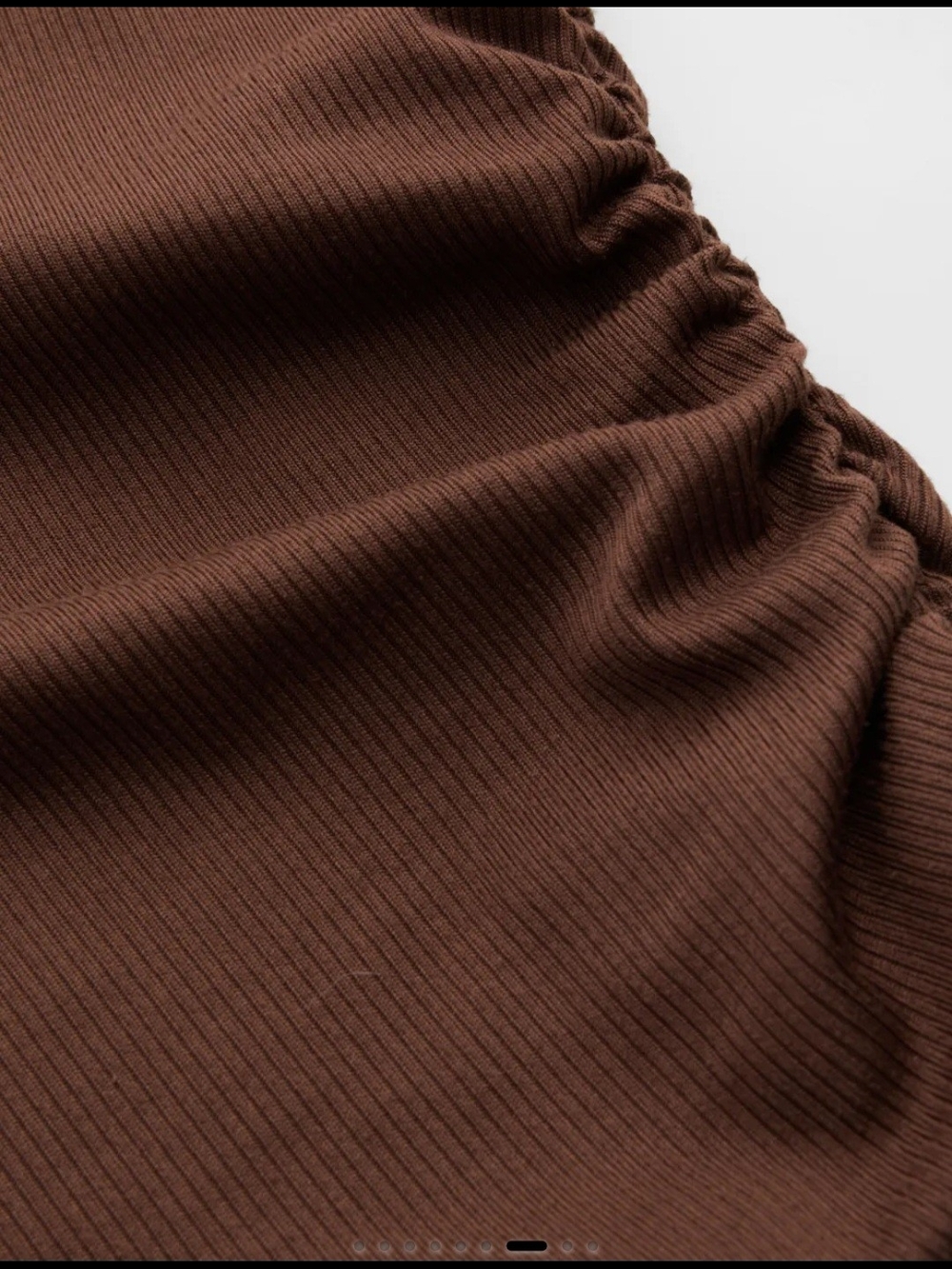Cider Brown Ribbed Long Sleeve Top - Picture 6 of 6